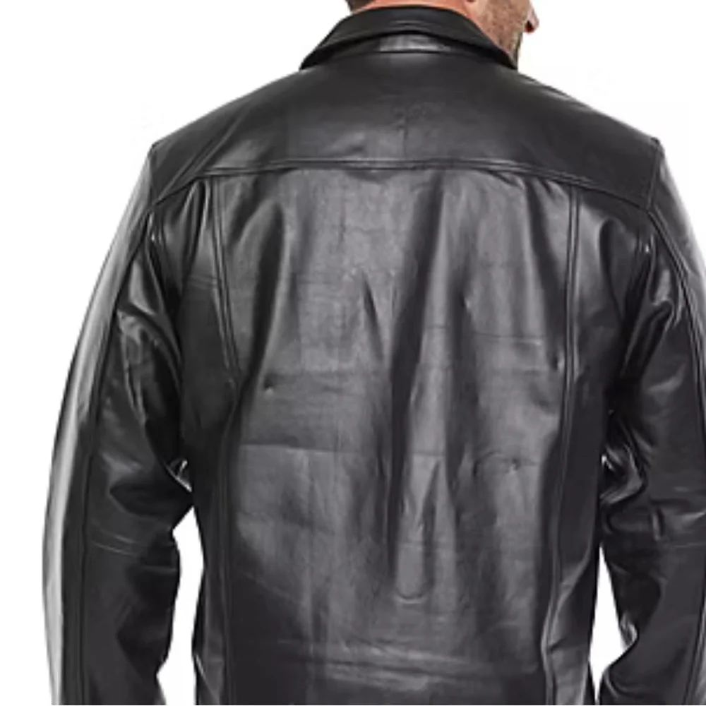 Haggar Black Lightweight Shirt Jacket with Full Zip - Picture 2 of 9